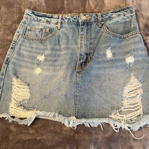 Jean skirt